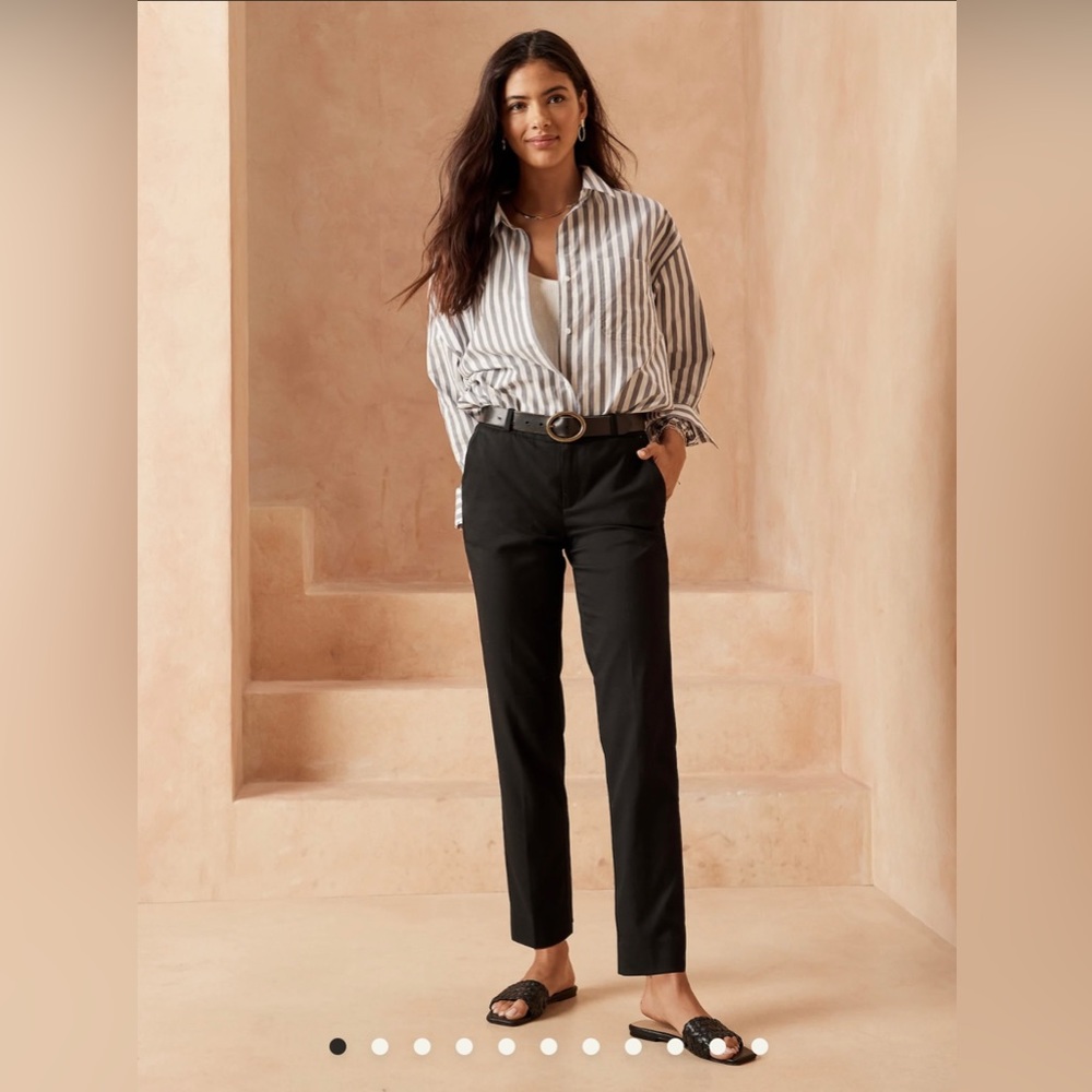Banana republic black slacks